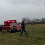 KECELAKAAN BARJE DI SUNGAI OHIO, SEORANG LAKI-LAKI CEDERA