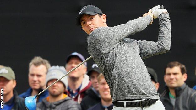 Rory McIlroy Memikat Troon dengan Permainan Cemerlang di Putaran Pertama The Open