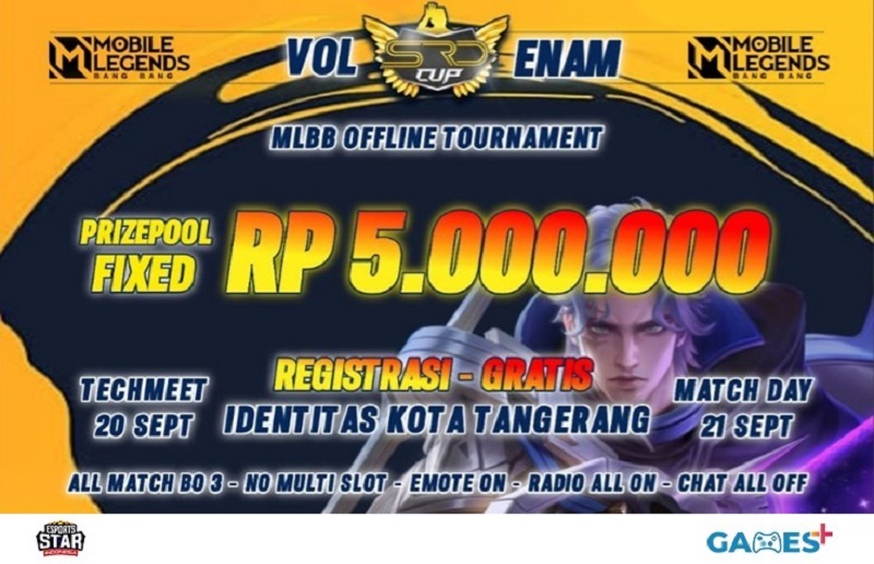 SRD CUP VOL 6: Menorehkan Jejak di Dunia Esports Tangerang